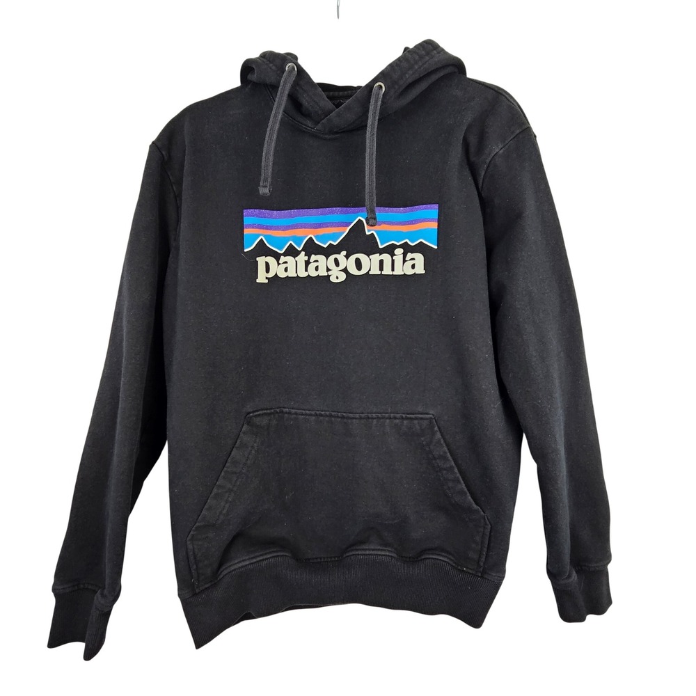 Patagonia Uprisal Hoody Black Pullover Hoodie Sweatshirt Men's M Regular Fit‎
